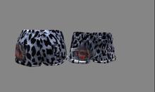 Shorts Jean Leopard Red Heart Mesh