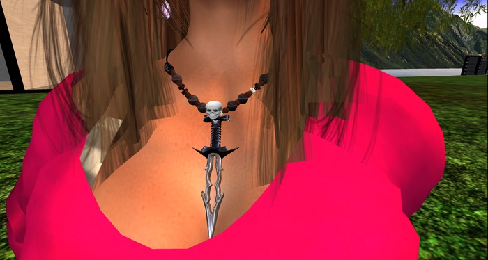 Skull Dagger Necklace