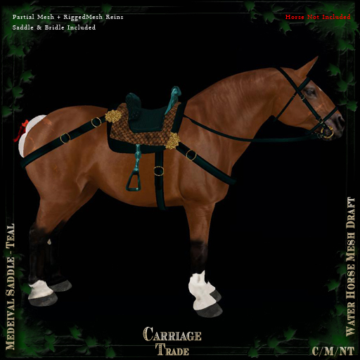 @CT@ Medieval Saddle Set WHMD BOXED 