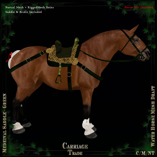@CT@ Medieval Saddle Set WHMD BOXED 