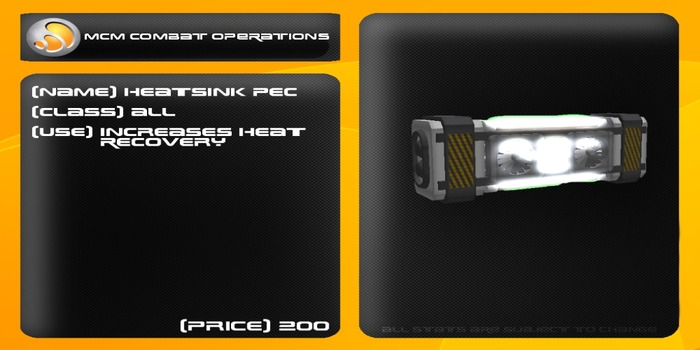 MCM HeatSink Pec *BOXED*