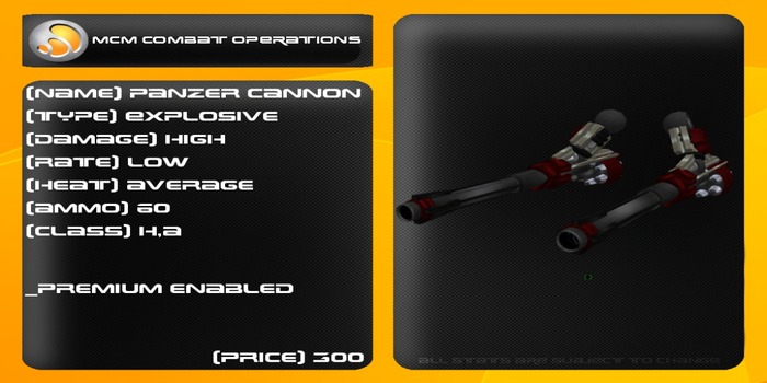 MCM Panzer Cannon *BOXED*