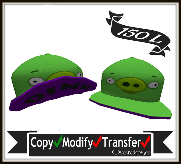 [OverDose]- Dino Snap Back Fitted Set  