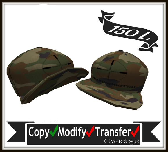 [OverDose]- Sharpshooter Snap Back Fitted Set  