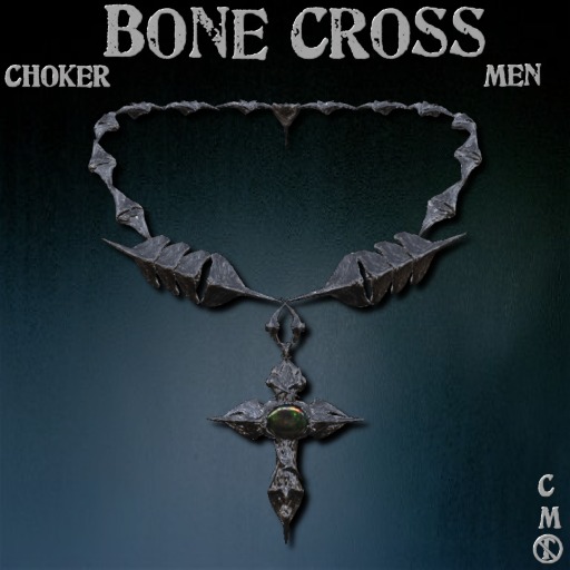 :*:CPD:*: Men's Bone Cross Choker