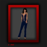 e.one Buckled Up Jumpsuit Blue
