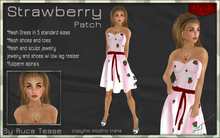 Mesh Srawberry Patch outfit boxed