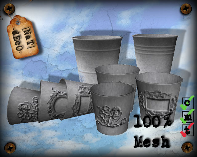 [NaT]-Forgotten Cape-Zinc Pots Vintage