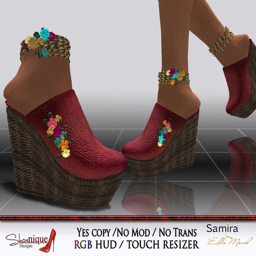 **SD** Samira Clogs Wedges RGB  BSM