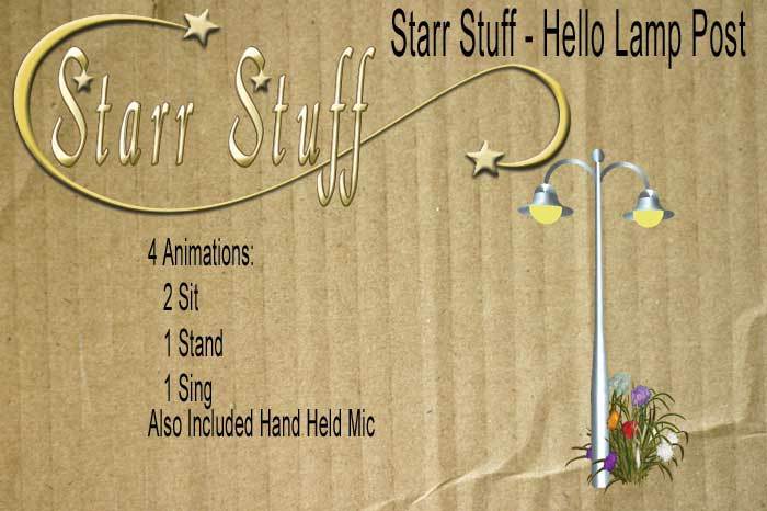 Starr Stuff - Hello Lamp Post SZ Boxed