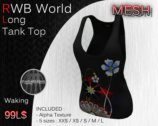 [RWB] - Mesh - Debardeur Long Waking