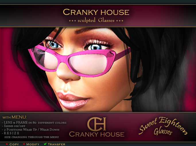 C.H. - Sweet Eighteen Glasses