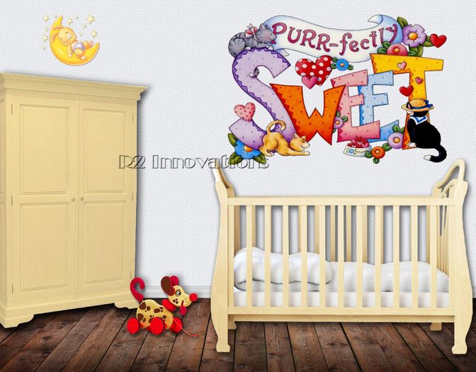 Purr-fectly Sweet Wall Sticker