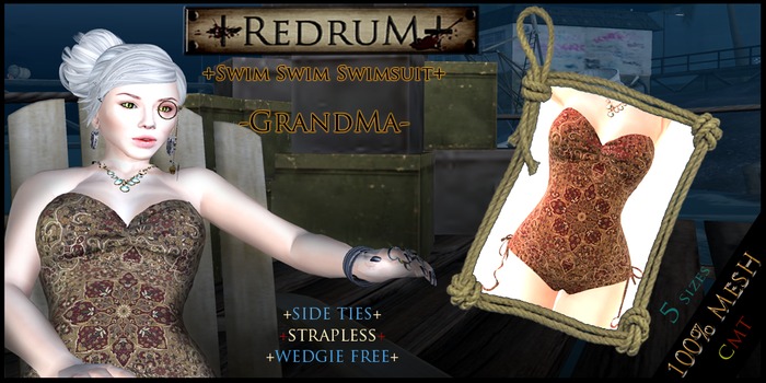 +REDRUM+ Swimsuit - Grandma