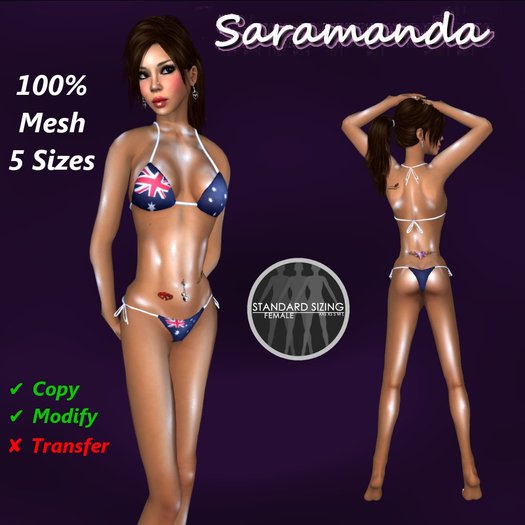 [Saramanda] Bikini - Aussie Flag