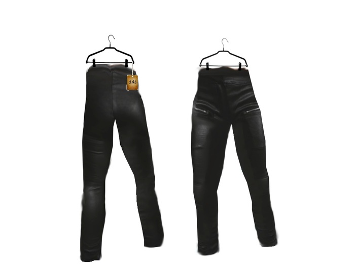 ^^Skinny Leather Pants^^Male^^Black^^