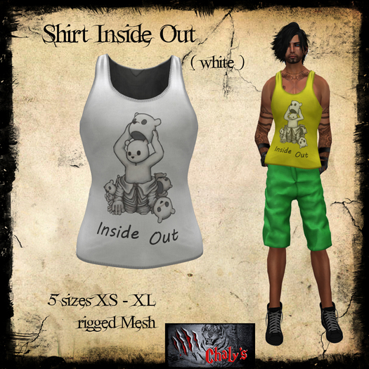 ::Chaly's:: Tanktop Inside out white 