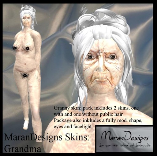 MaranDesigns skins: Skin shape grandma