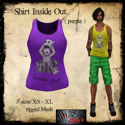 ::Chaly's:: Tanktop Inside out DEMO all Colours