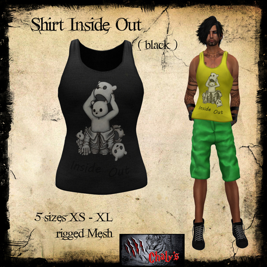 ::Chaly's:: Tanktop Inside out  black 