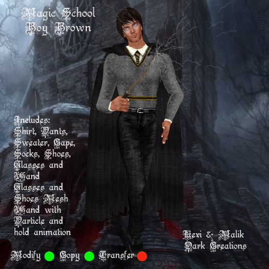 Magic School Boy Brown