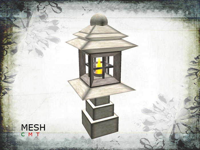 Mesh, Stone Lantern