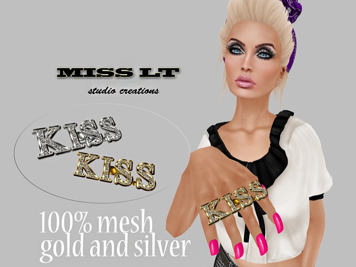 ::Miss Lt creations studio KISS MESH RINGS