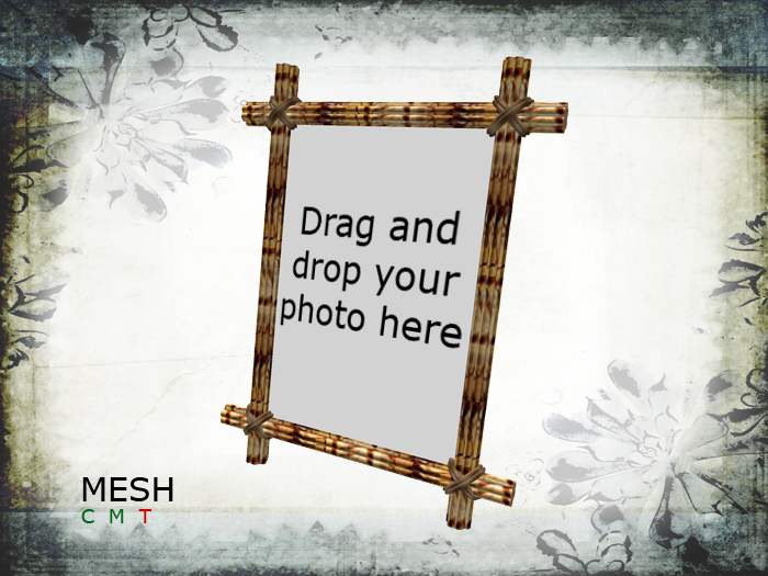 Mesh, Bamboo Pictureframe