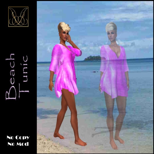 JCD Pink Mesh Beach Tunic (bagged)