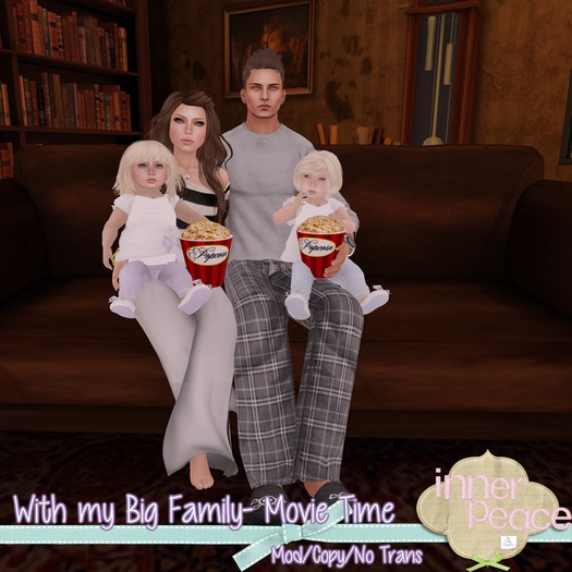 :>IP Poses<: Movie time with Big family Movie Time 