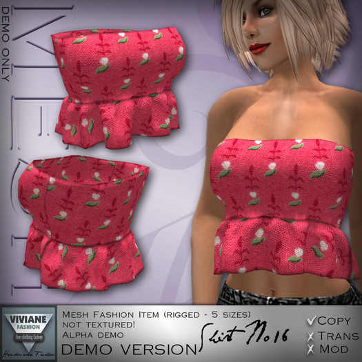 VF MESH Shirt No16 Demo