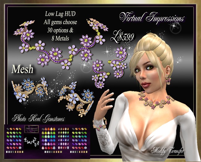 Virtual Impressions Frimon Texture Change Jewelry Set