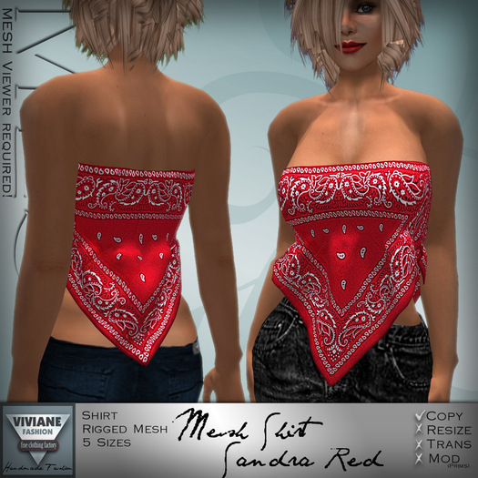 VF MESH Shirt Sandra Red