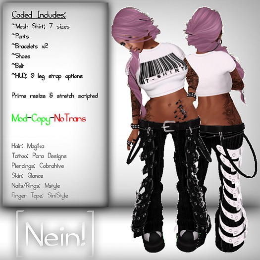 [Nein!] Coded F - Wht/Blk
