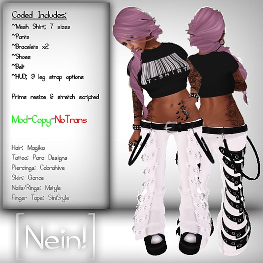 [Nein!] Coded F - Blk/Wht