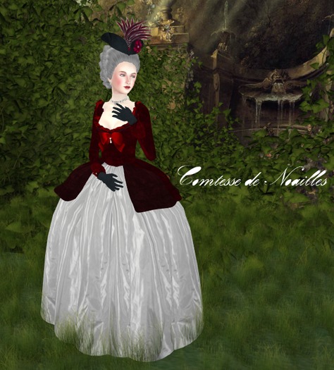 Meran-Tille: Robe a l'anglaise: Comtesse de Noailles