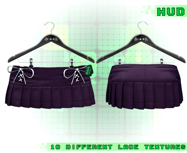 :{F.A.D.}: Poppi Pleated Skirt Purple