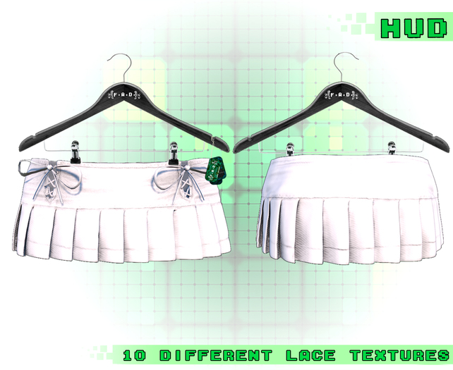 :{F.A.D.}: Poppi Pleated Skirt White