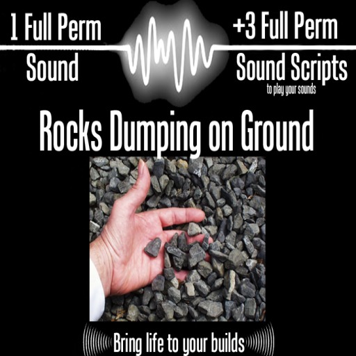 FULL SOUND CLIP - ROCKS DUMPING ON GROUND + 3 SOUND SCRIPTS