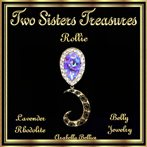 Second Life Marketplace TST ROLLIE LAVENDER RHODOLITE DIAMOND BELLY