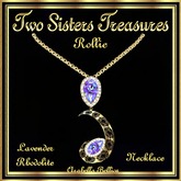 TST - JULIET PINK GARNET SAPPHIRE NECKLACE YG