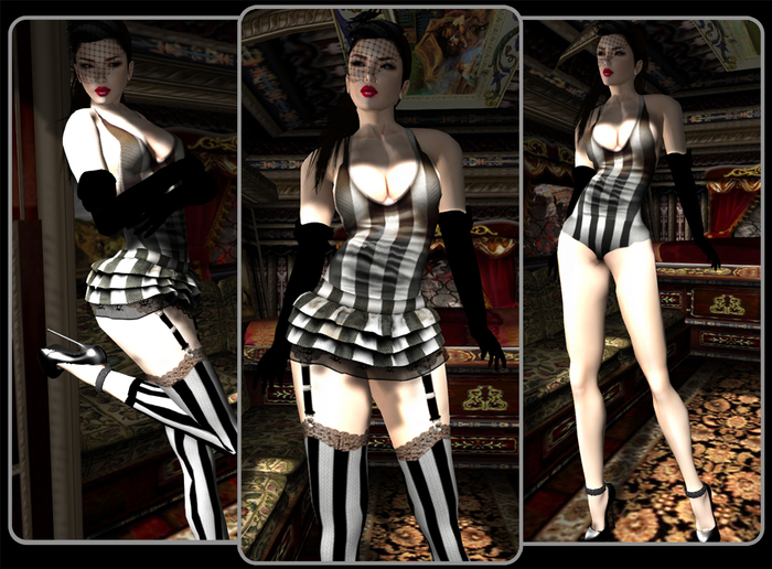 * TRIBAL BAMBOO * PSYCHO CIRCUS - Black - Complete Outfit