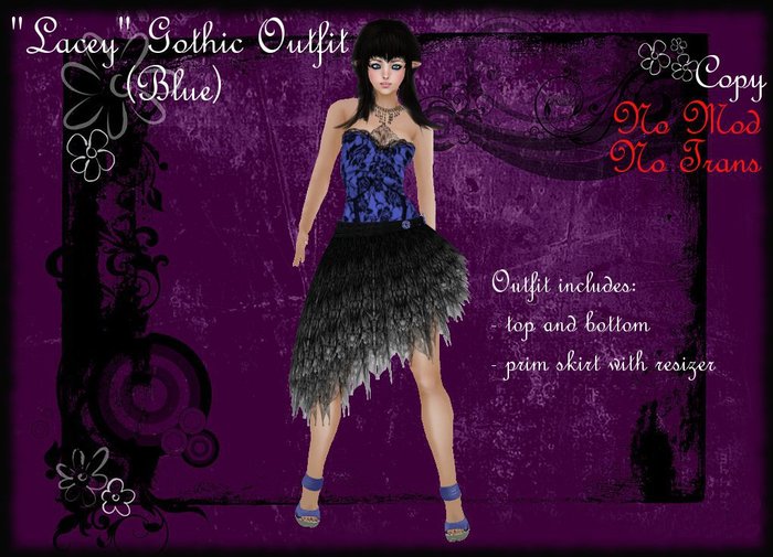 ~SPC~ Lacey Gothic-Blue