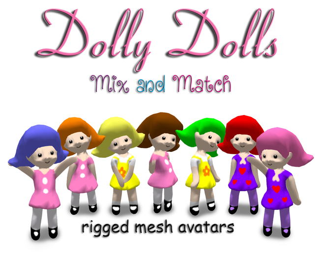 Second Life Marketplace Dolly Dolls