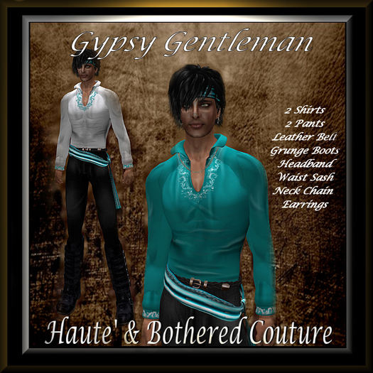 Haute' & Bothered Couture Presents:  "GYPSY GENTLEMAN" in White