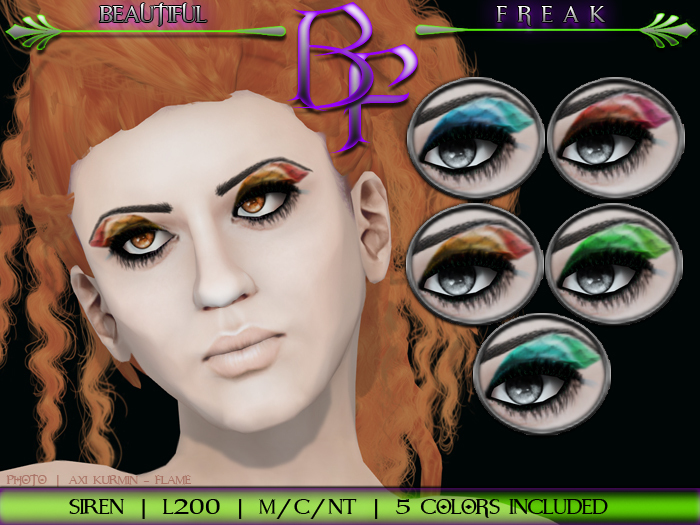 Beautiful Freak: Siren eyeshadow - lights