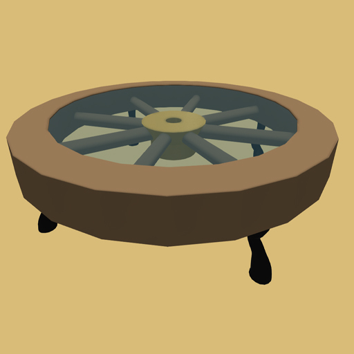 Pony Canterlot Wheel Table
