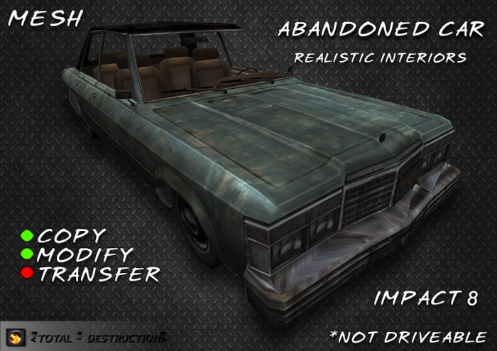 RUSTY VEHICLES - Abandoned Car - LI 8 - Copy - Mod