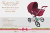 Prim baby stroller ad stripedpink