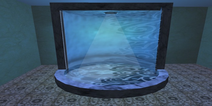 Round Waterfall Room Accent byGabe
